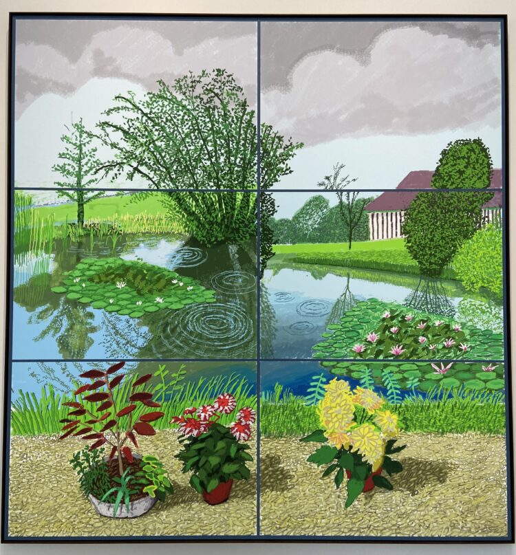 L'arrivée du printemps en Normandie, David Hockney