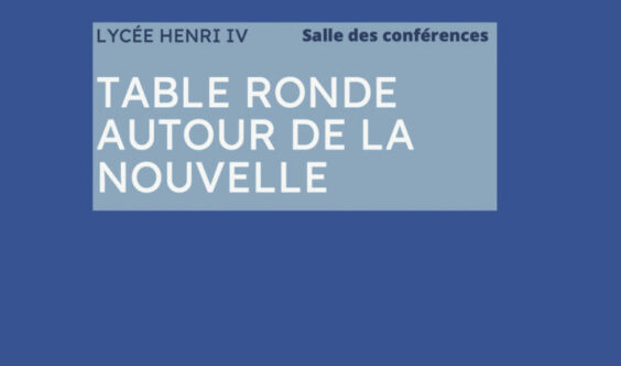 « Une certaine idée de la forme brève » : lundi 23 janvier 2023 à 18h 