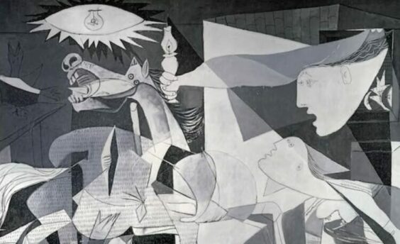 « Sidération », par Brigitte François sur une oeuvre de Picasso